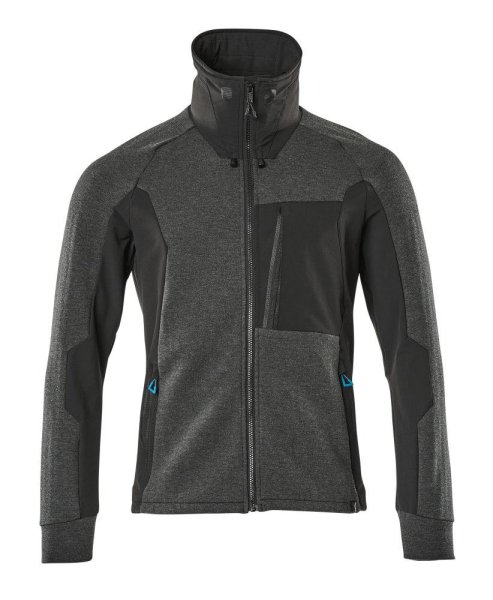 Zoom bild av Sweatshirt med blixtlås, svart