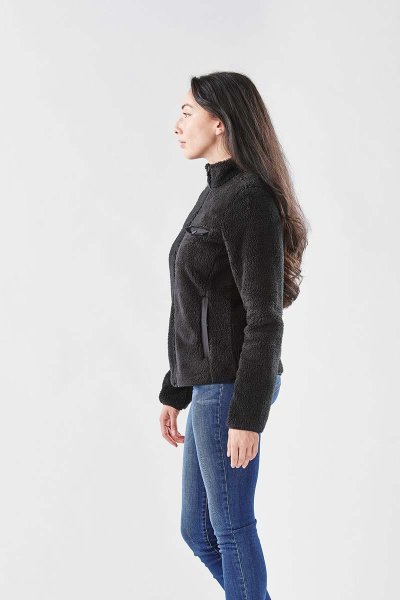 Zoom bild av Sherpa fleecejacka i dammodell