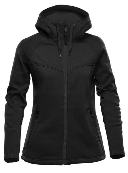 Zoom bild av Fullzip fodrad hoodie i dammodell